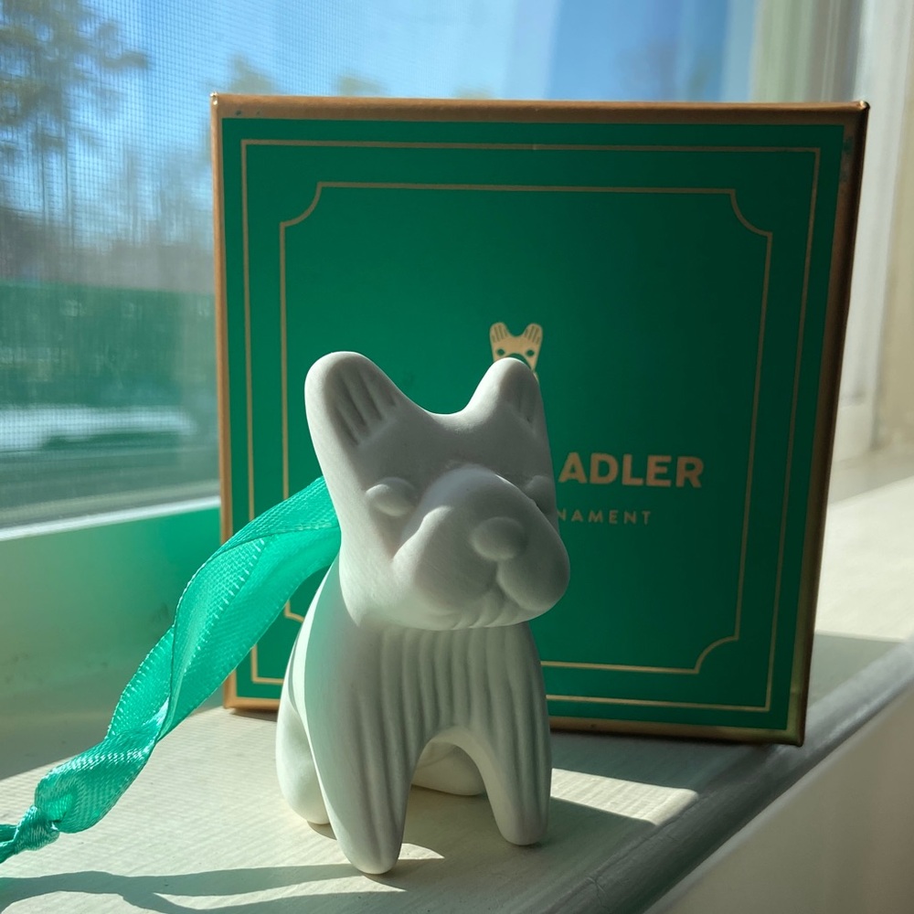 Jonathan Adler Porcelain FRENCHIE Ornament - Picture 3 of 4